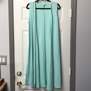 LuLaRoe Small Joy, Tiffany Blue & White